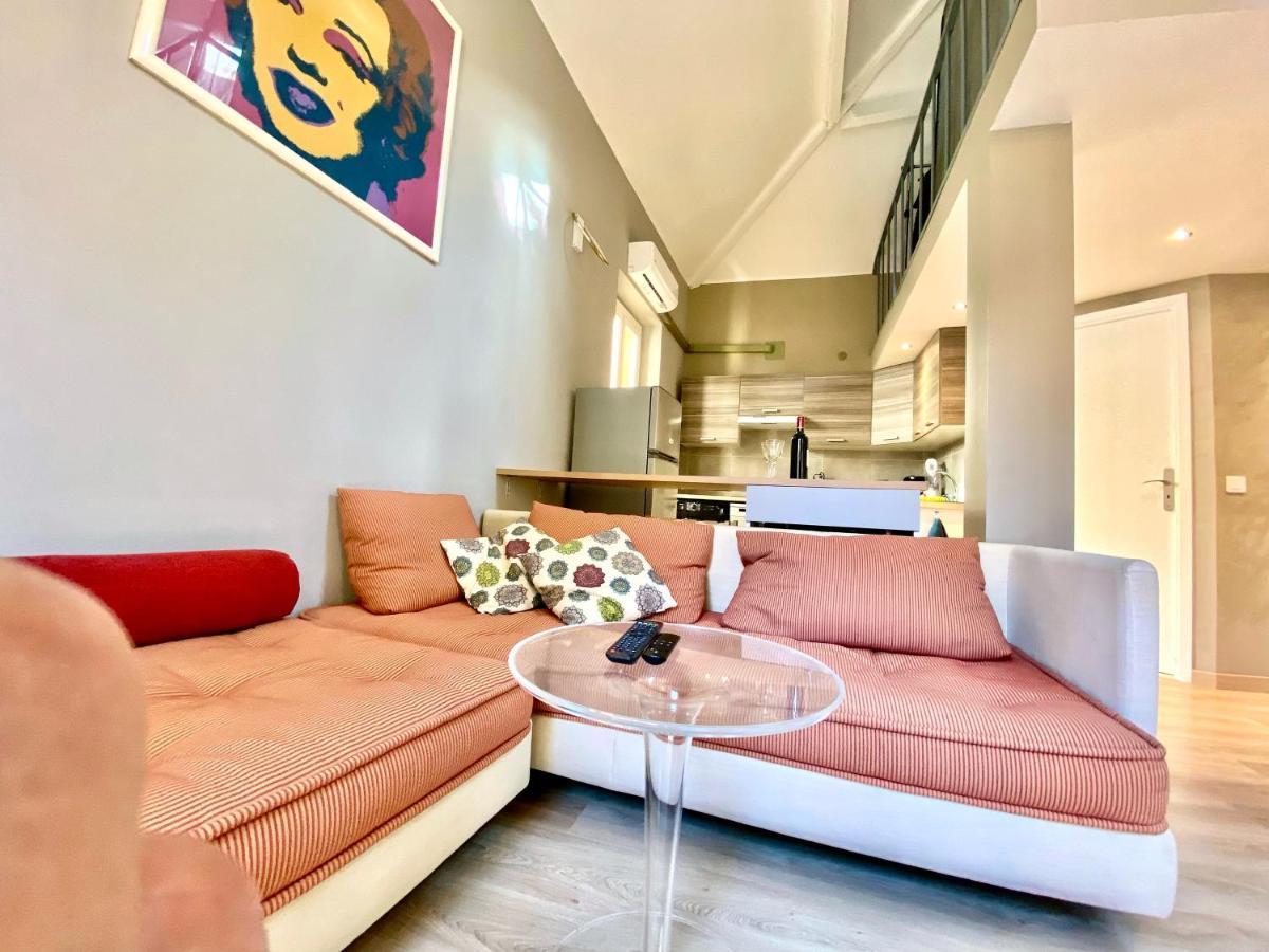 Lovely & Sunny Loft Heart Of Nice With A/C! Exteriör bild